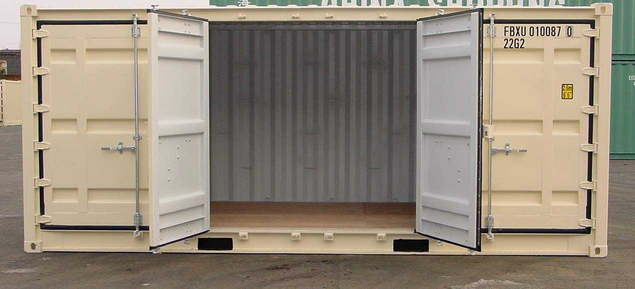 Container with Open-Sides - My Shipping Containers, Inc